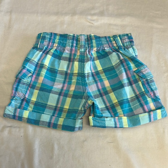 OshKosh B'gosh Blue and Yellow Summer Shorts - Picture 3 of 4
